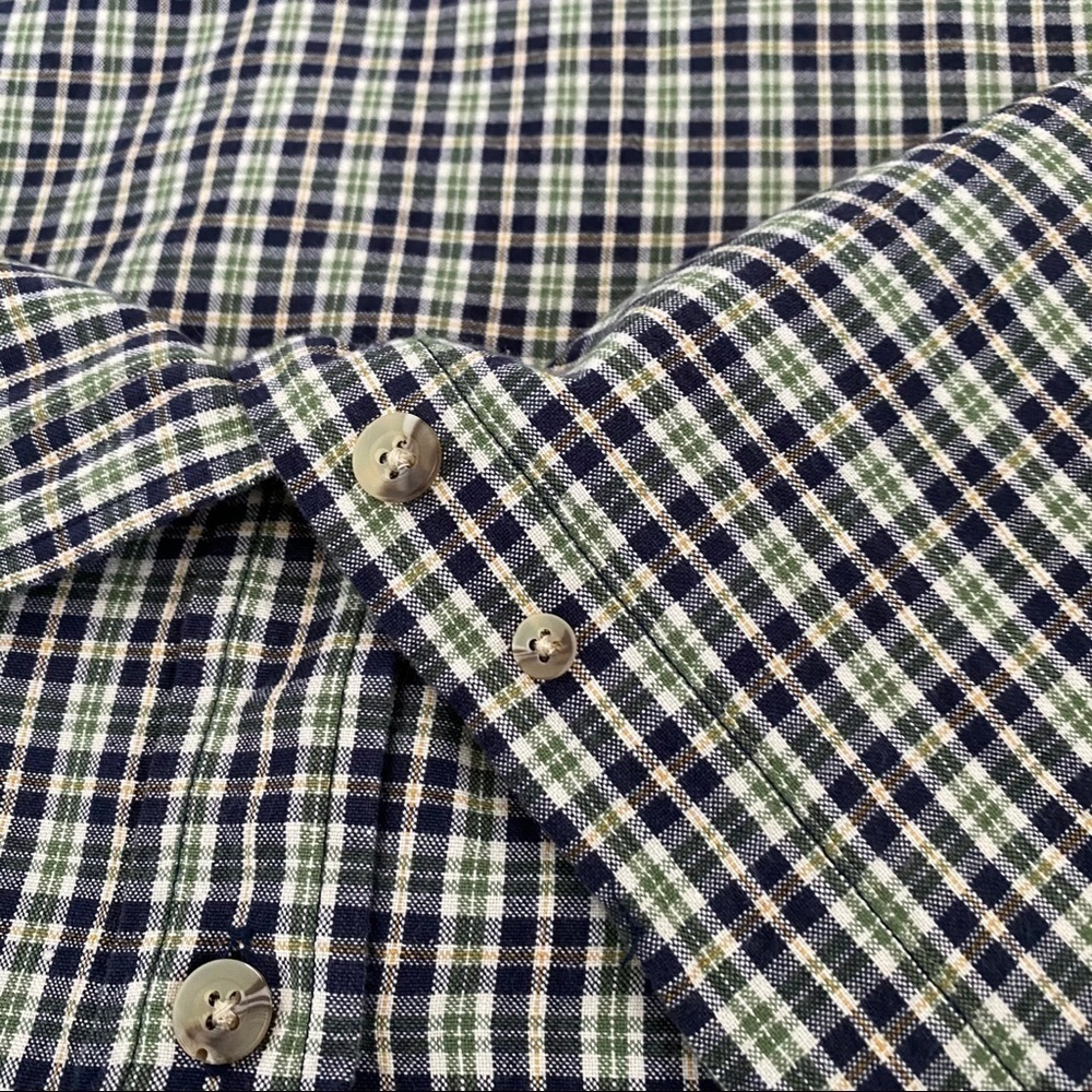 Club Room by Charter Club Button Down Plaid Shirt - Picture 4 of 7